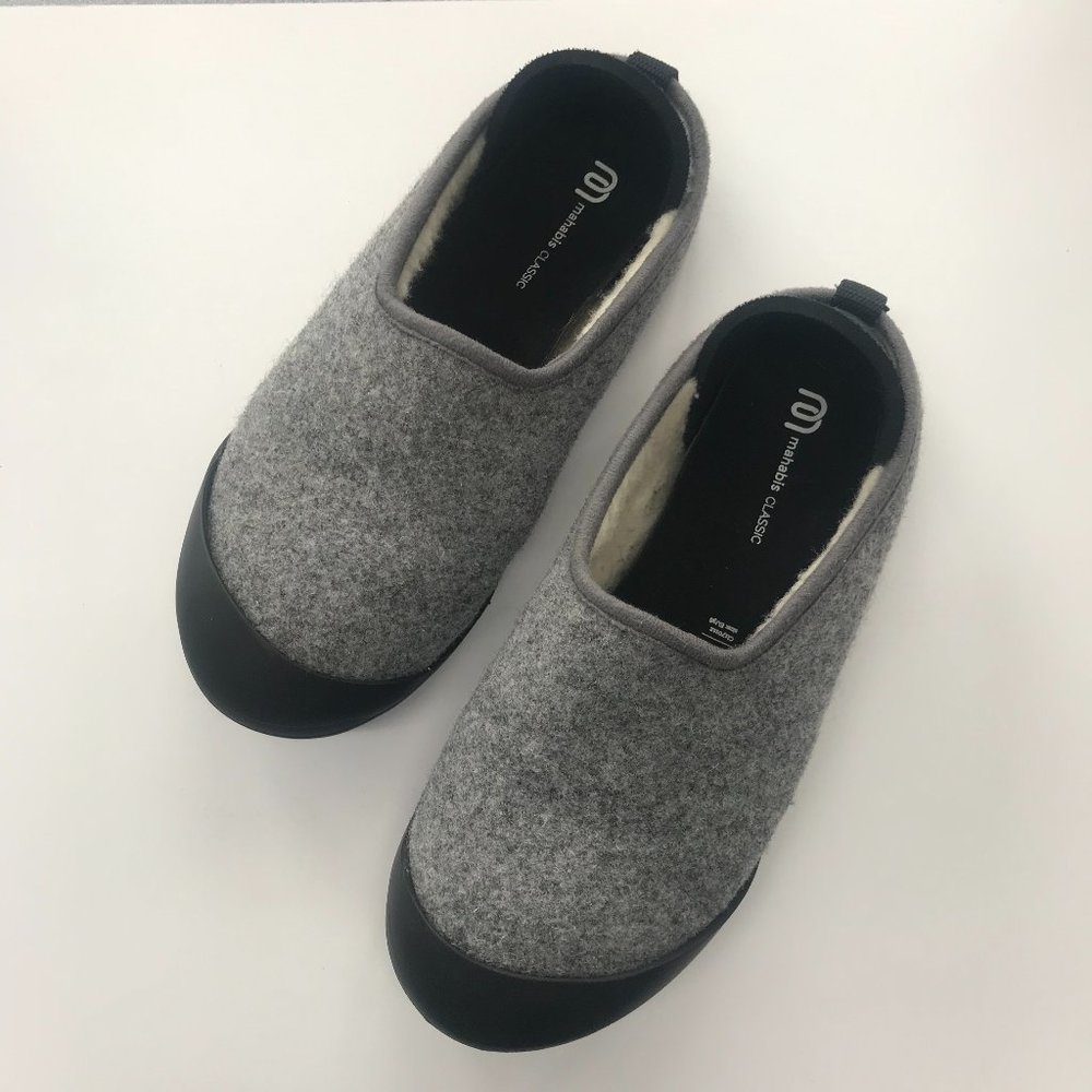 mahabis classic slip-ons EU36 Grey Black cl170112